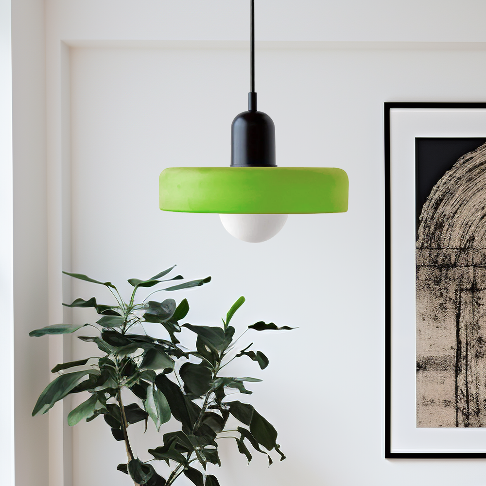 Luccon Lampada a Sospensione in Vetro Stile Vintage