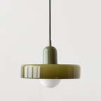 Luccon Lampada a Sospensione in Vetro Stile Vintage