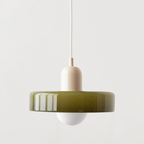 Luccon Lampada a Sospensione in Vetro Stile Vintage