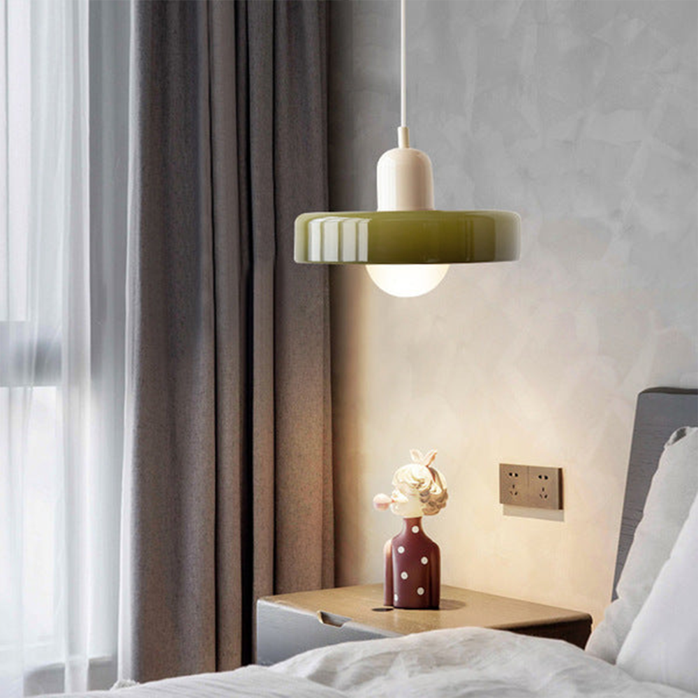 Luccon Lampada a Sospensione in Vetro Stile Vintage