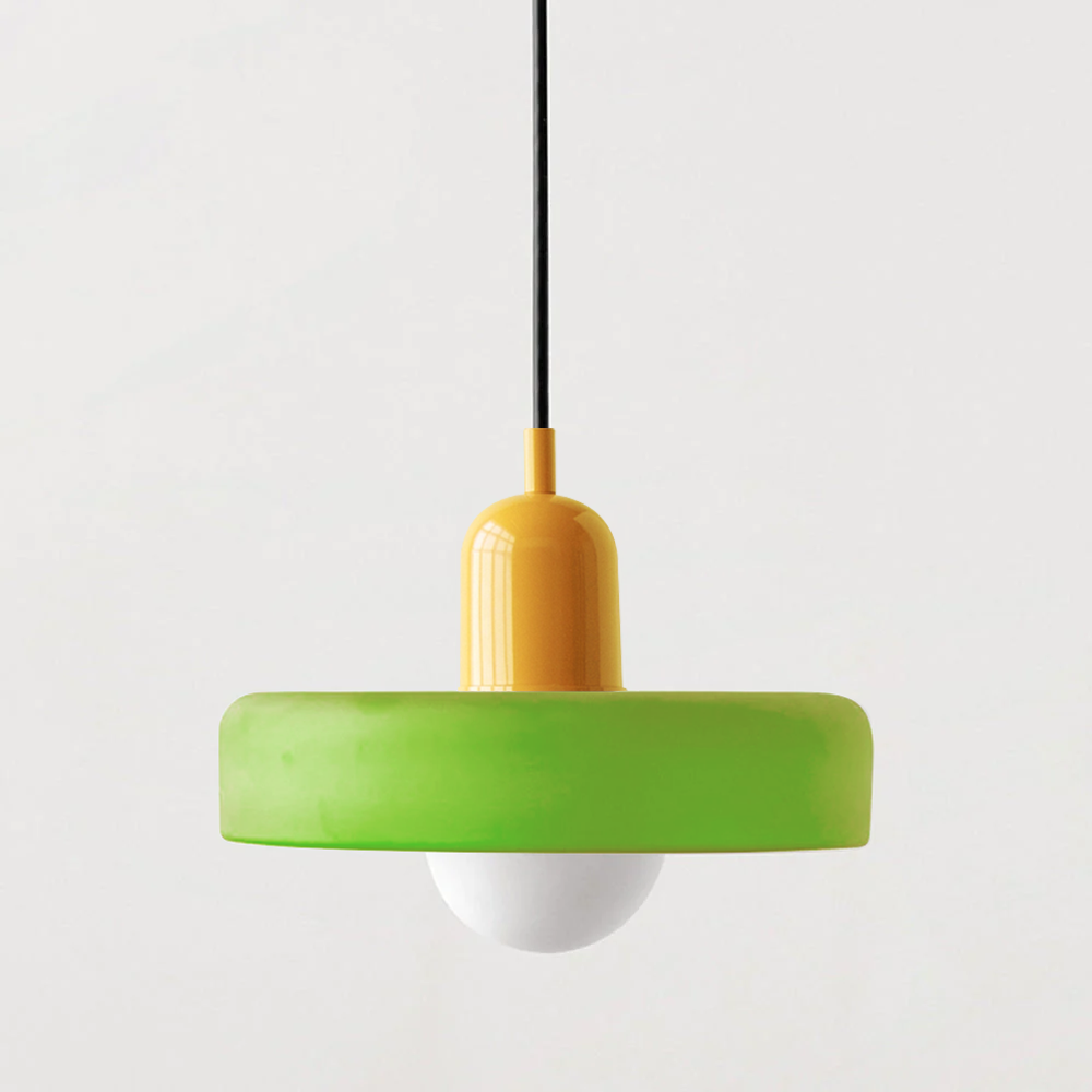 Luccon Lampada a Sospensione in Vetro Stile Vintage