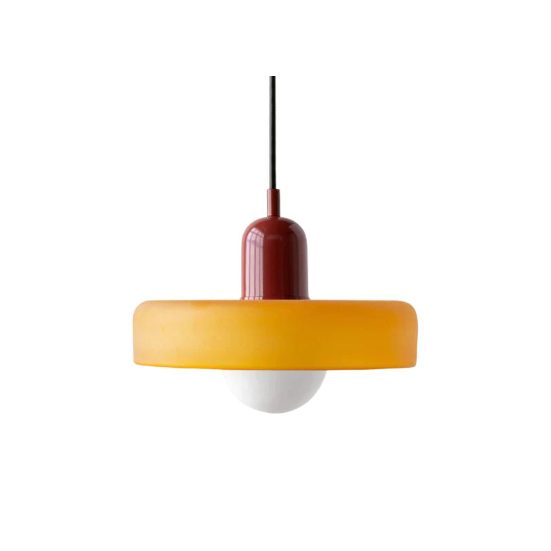 Luccon Lampada a Sospensione in Vetro Stile Vintage