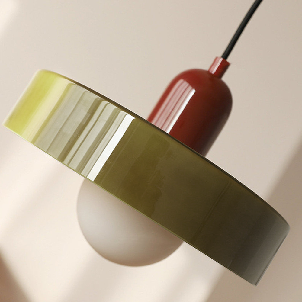 Luccon Lampada a Sospensione in Vetro Stile Vintage