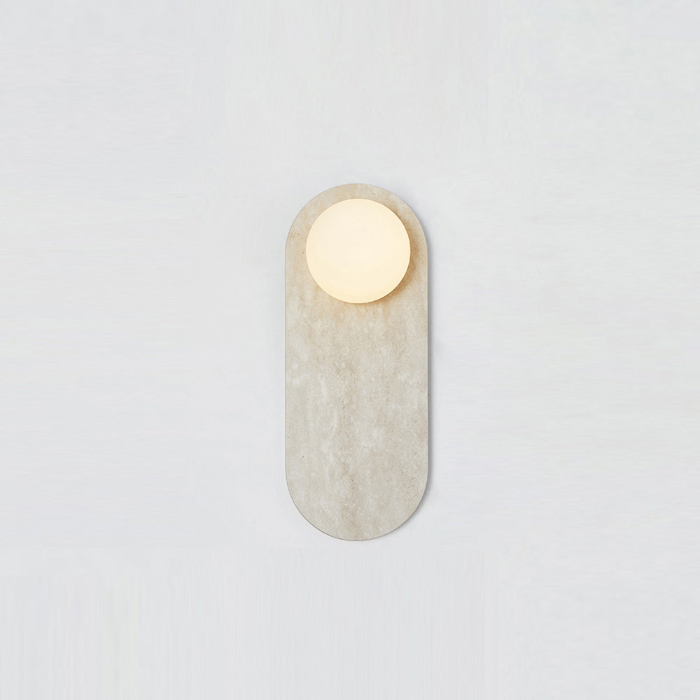 Lampada da Parete Ovale Lucie ∅ 14 cm x H 35 cm