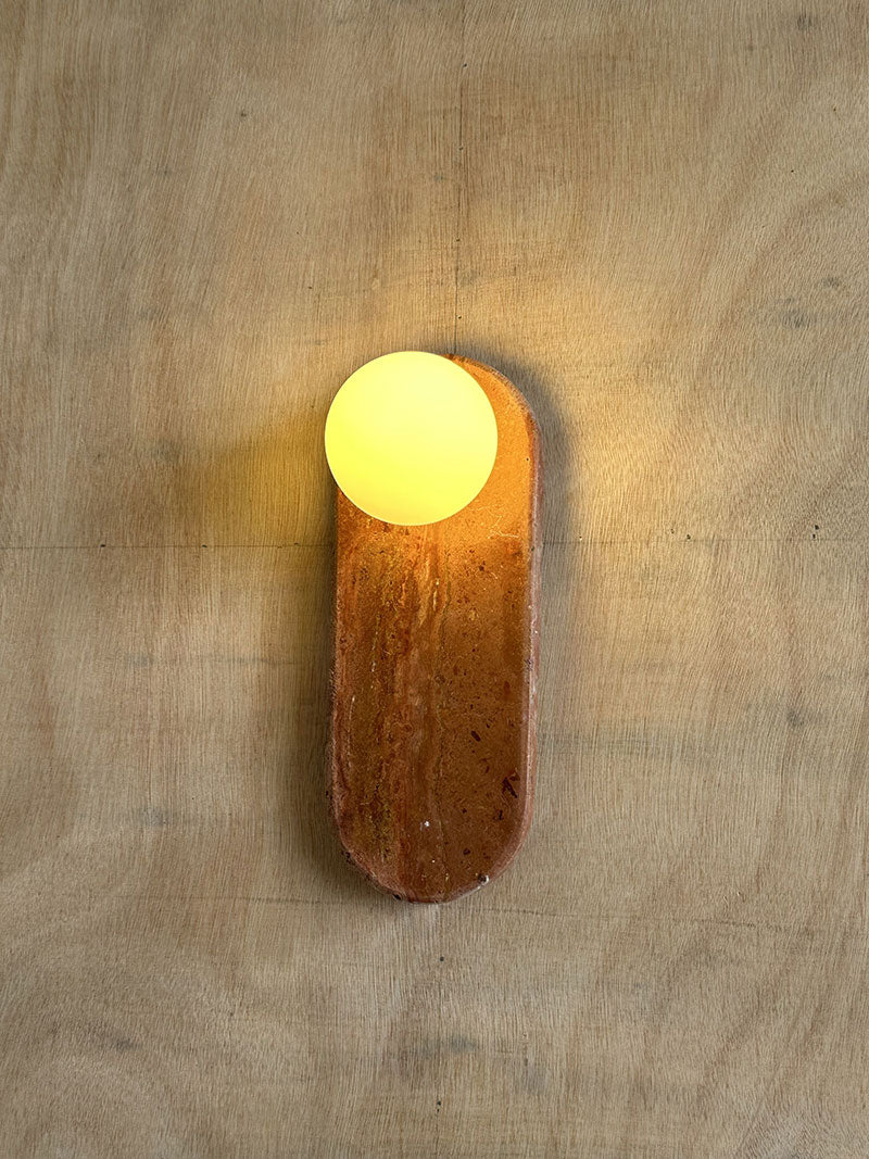 Lampada da Parete Ovale Lucie ∅ 14 cm x H 35 cm