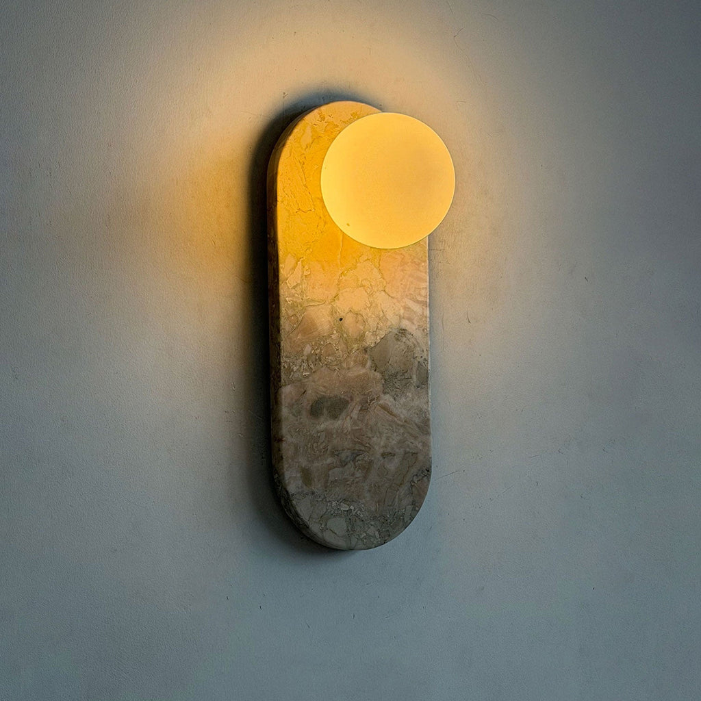 Lampada da Parete Ovale Lucie ∅ 14 cm x H 35 cm