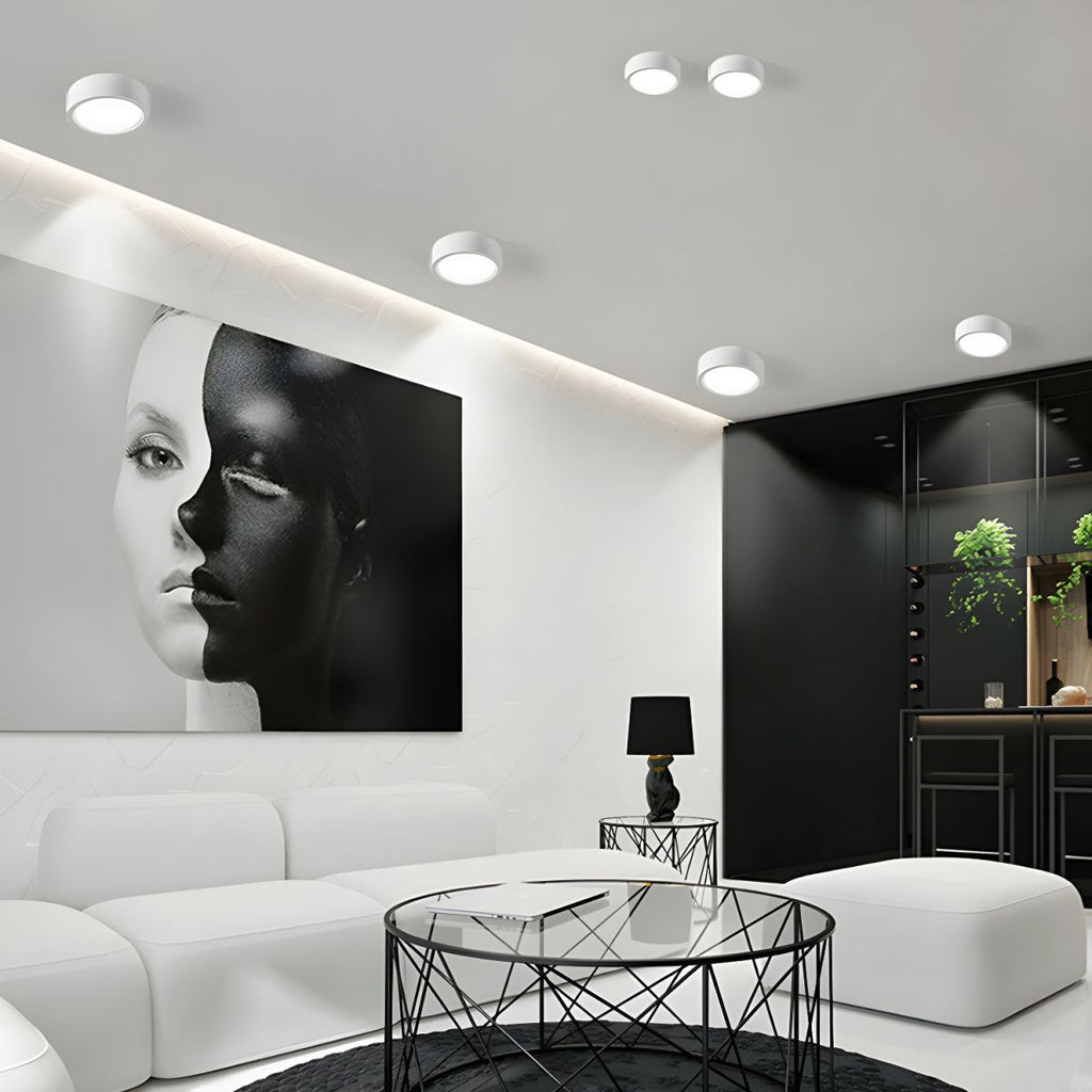 Luffon Compact Surface Mounted LED Downlight Rotondo