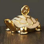 Scultura Tartaruga Oro Luma