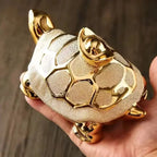 Scultura Tartaruga Oro Luma