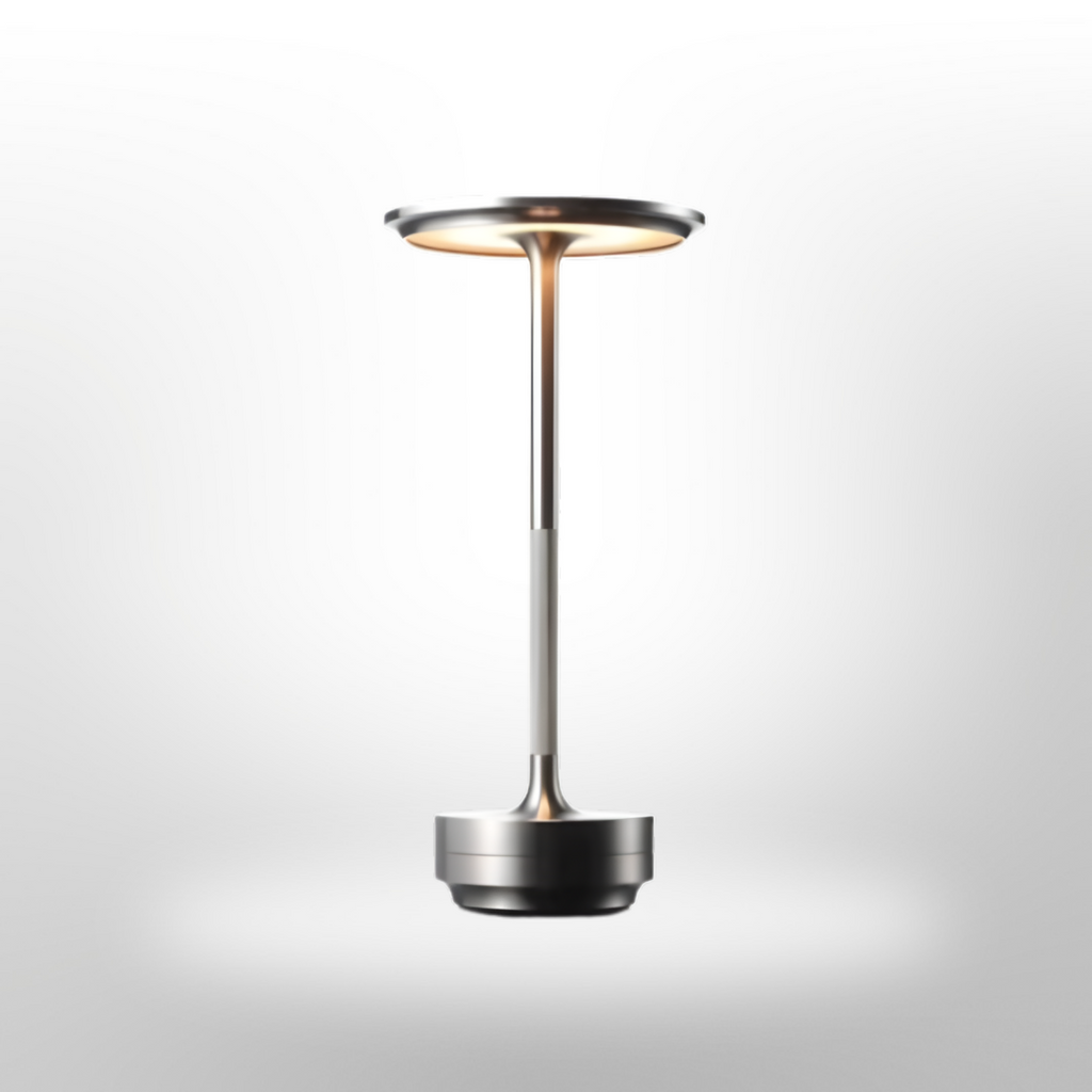 Lampada da tavolo LED wireless con controllo touch e regolazione della luminosità