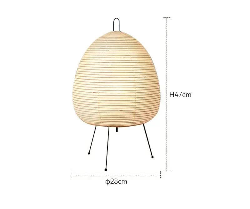 ShiraLight – Lampada da tavolo in carta di riso dallo stile giapponese