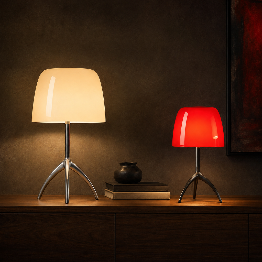 LumiereGlow Bauhaus Lampada da Tavolo a Tre Piedi