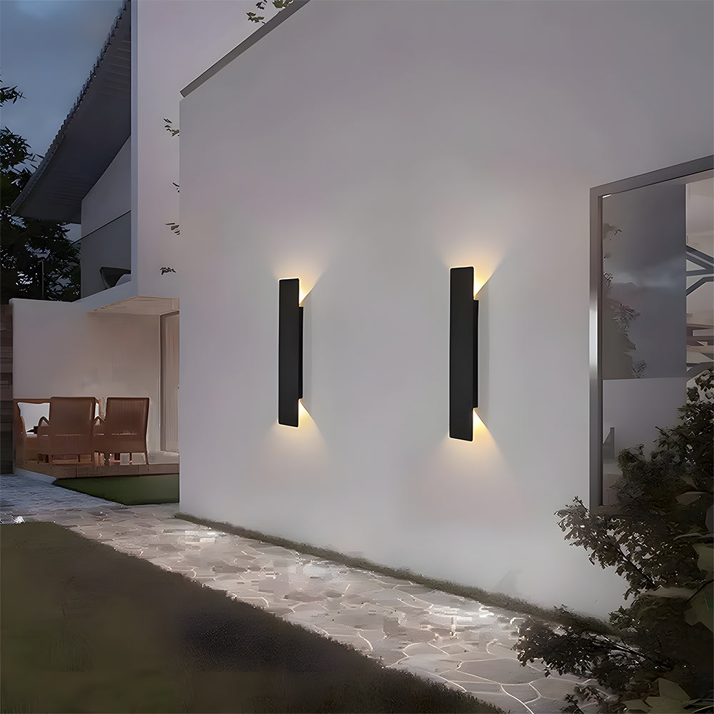 Selvik | Moderno Faretto da Esterno in Alluminio con Classe di Protezione IP65 in Quattro Lunghezze per Giardino, Patio e Viale