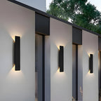 Selvik | Moderno Faretto da Esterno in Alluminio con Classe di Protezione IP65 in Quattro Lunghezze per Giardino, Patio e Viale