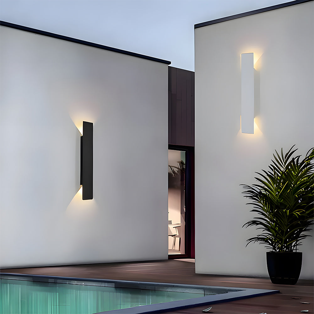 Selvik | Moderno Faretto da Esterno in Alluminio con Classe di Protezione IP65 in Quattro Lunghezze per Giardino, Patio e Viale