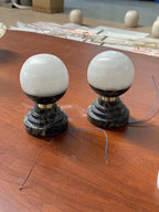 Lampada da Parete in Marmo Lunare