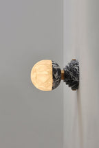 Lampada da Parete in Marmo Lunare
