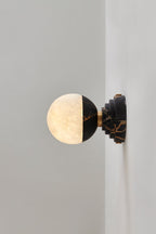 Lampada da Parete in Marmo Lunare