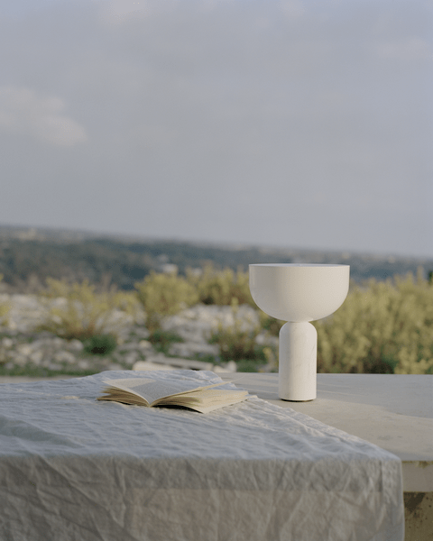 Lampada da Tavolo in Marmo Lunara