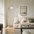 Lampada da Terra Nordic – Design Minimalista con Testa della Lampada Regolabile