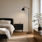 Lampada da Terra Nordic – Design Minimalista con Testa della Lampada Regolabile