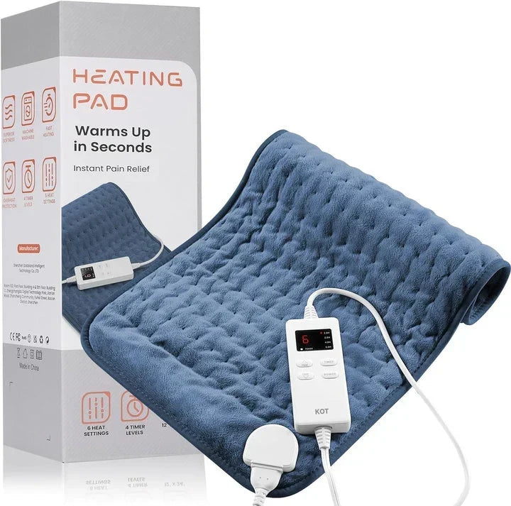 Cuscino Termico Elettrico in Microplush con Calore Regolabile e Spegnimento Automatico