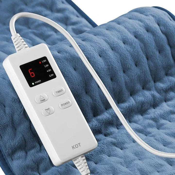 Cuscino Termico Elettrico in Microplush con Calore Regolabile e Spegnimento Automatico
