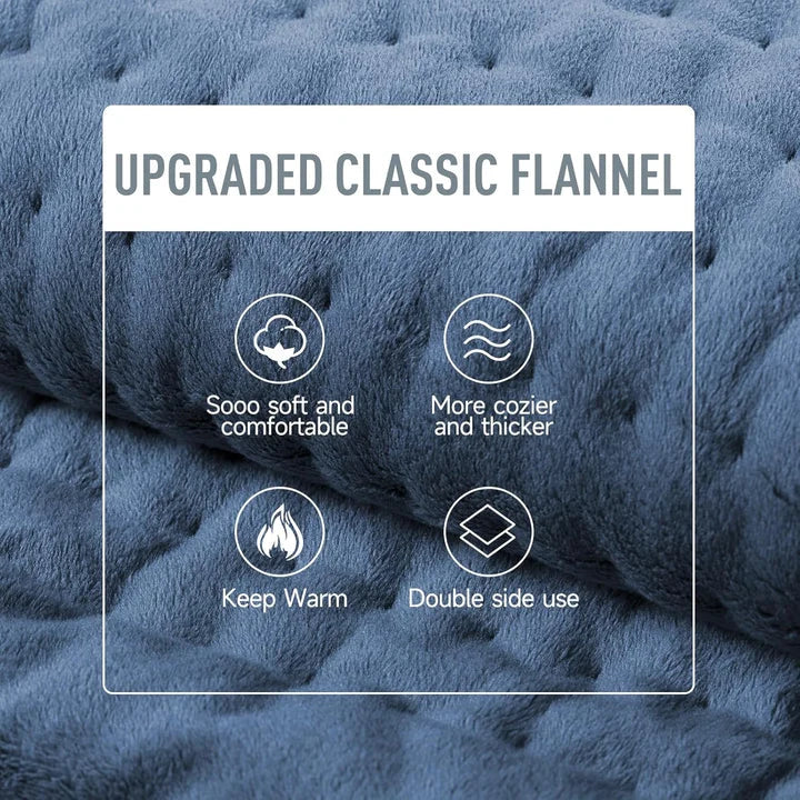 Cuscino Termico Elettrico in Microplush con Calore Regolabile e Spegnimento Automatico