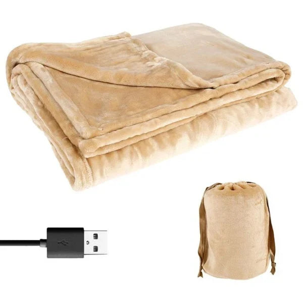 USB Coperta Riscaldata per Due Persone – Coperta Elettrica Portatile per Due