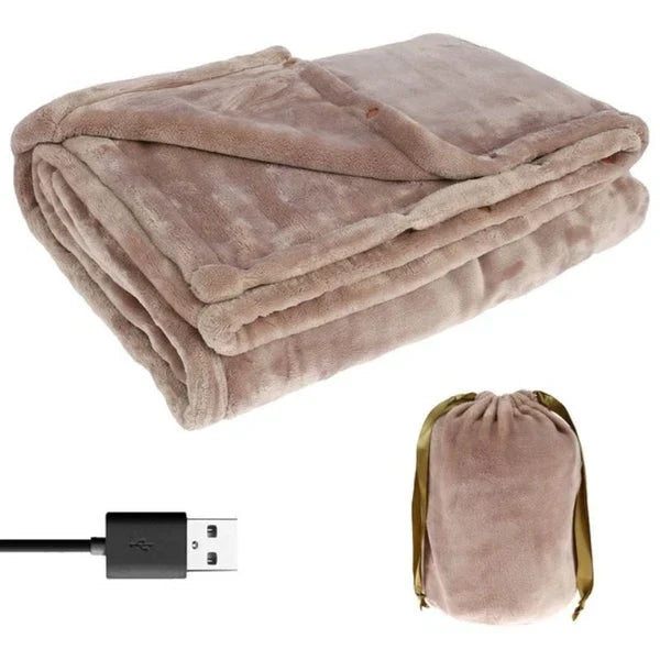 USB Coperta Riscaldata per Due Persone – Coperta Elettrica Portatile per Due