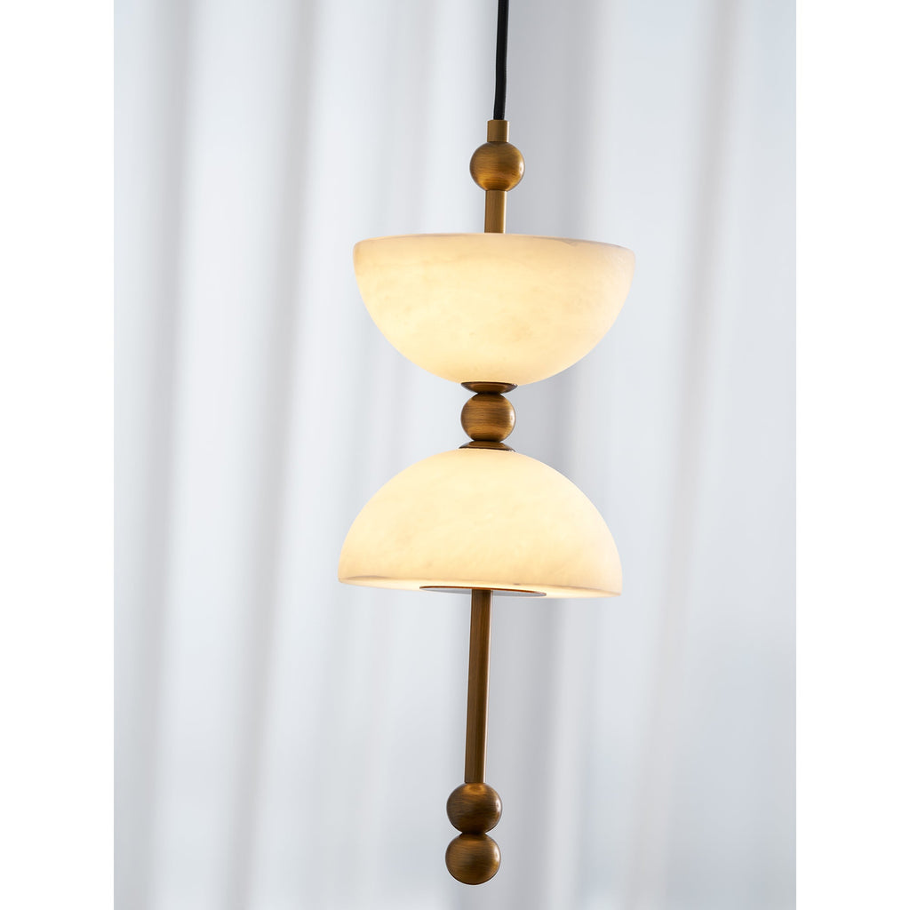 Lampada a sospensione in Alabastro Lyra
