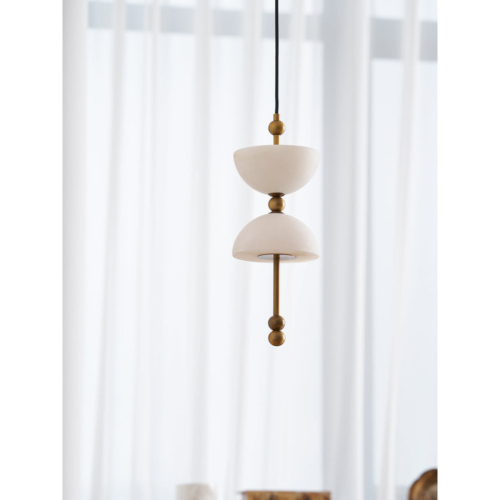 Lampada a sospensione in Alabastro Lyra