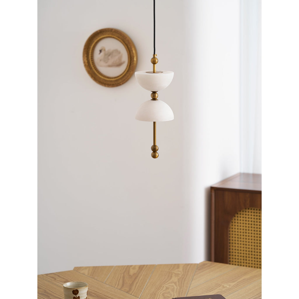 Lampada a sospensione in Alabastro Lyra