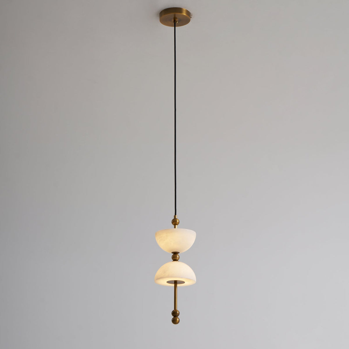 Lampada a sospensione in Alabastro Lyra