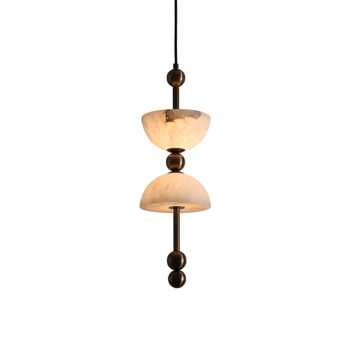 Lampada a sospensione in Alabastro Lyra