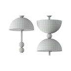 Lampada a sospensione in Alabastro Lyra
