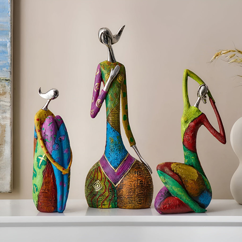 GraceForm - Scultura corporea in resina elegante per arredamento moderno