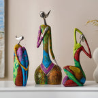 GraceForm - Scultura corporea in resina elegante per arredamento moderno