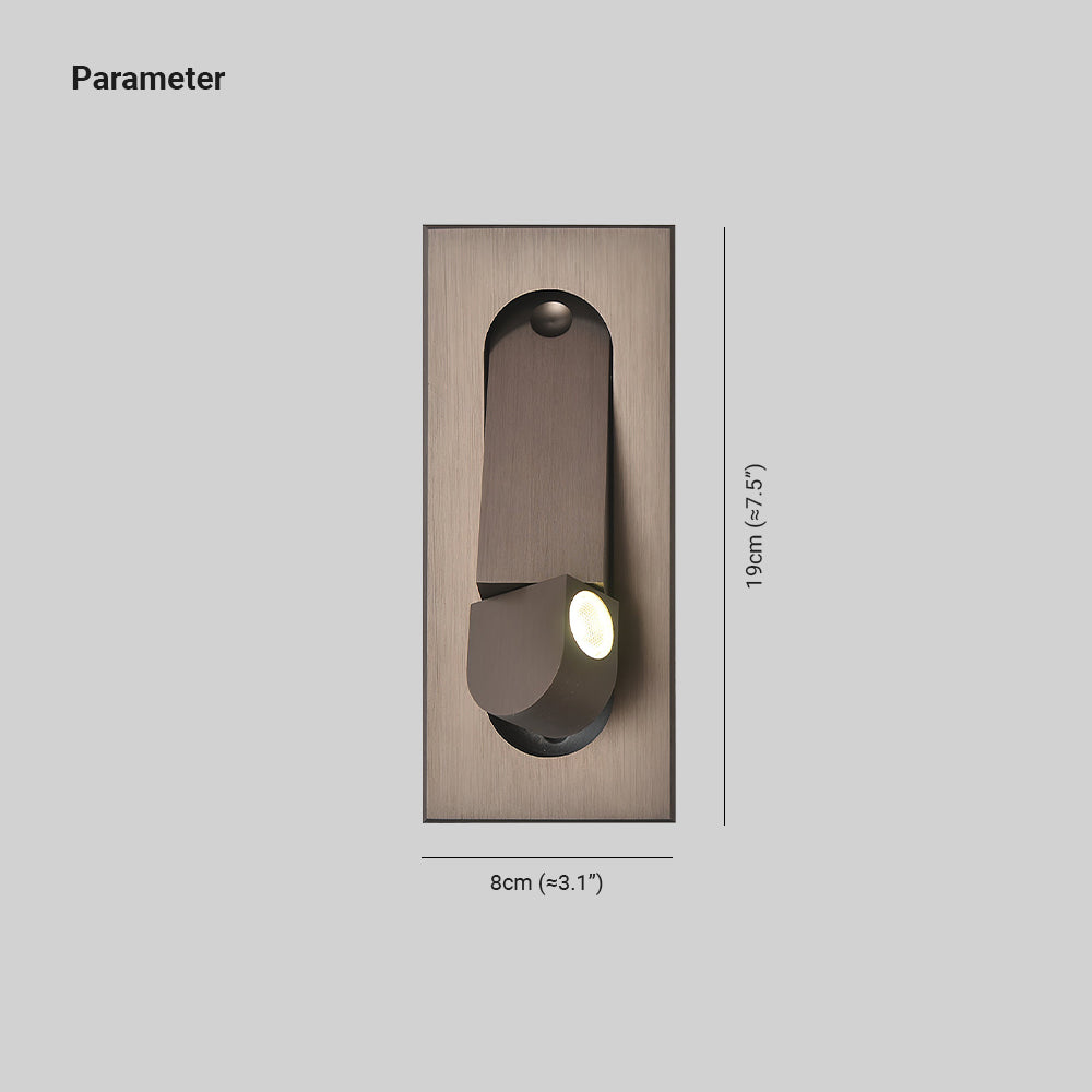 Lustra Applique LED Testa Regolabile Moderna