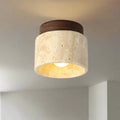 Lampada da soffitto moderna in stile crema creativo