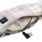 Sciarpa Elettrica Riscaldata USB con 3 Livelli di Calore – Sciarpa Elettrica Ricaricabile