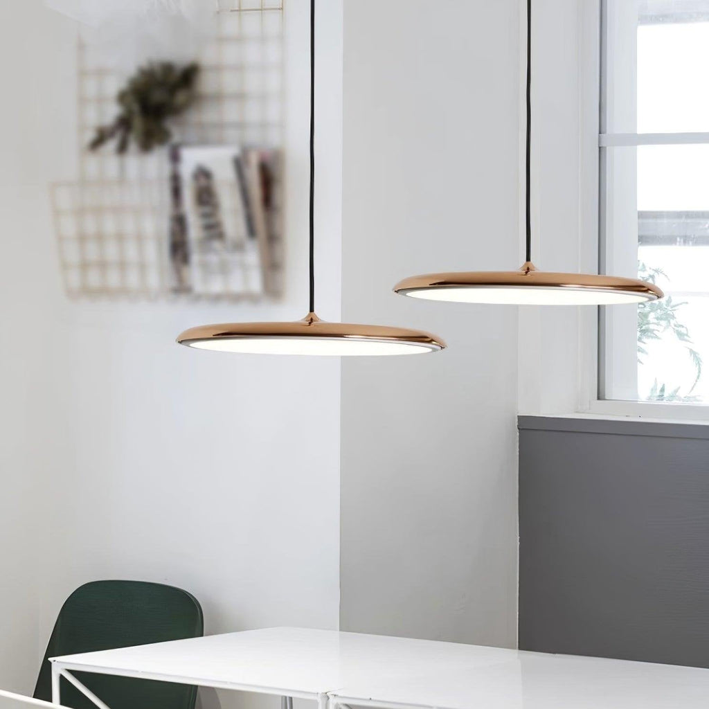 PureGlow - Lampadario con luce soffusa e stile elegante per interni moderni