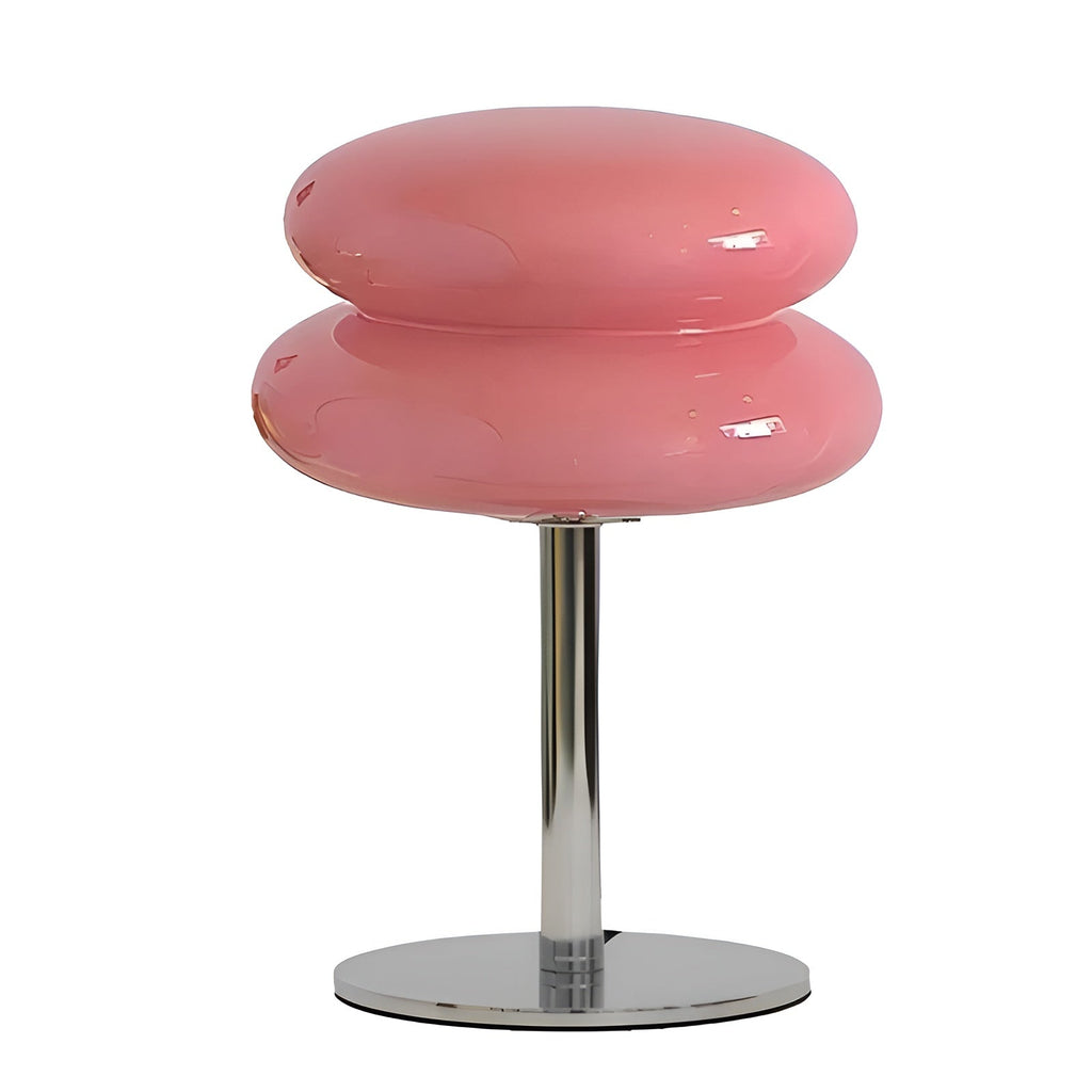 Lampada in vetro stile Macaron – elegante lampada da tavolo in vetro per un'atmosfera accogliente