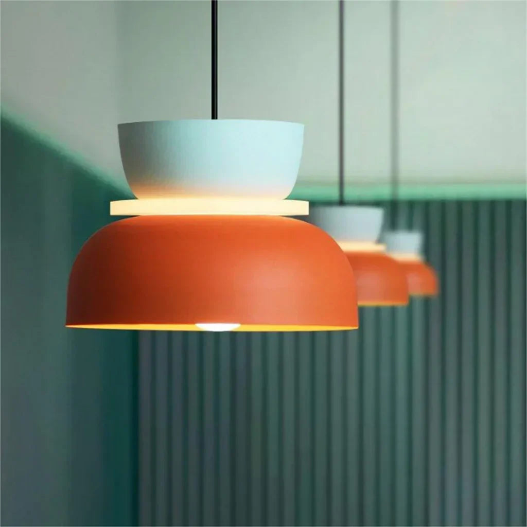 Lampada a sospensione scandinava Lucie Colour Block