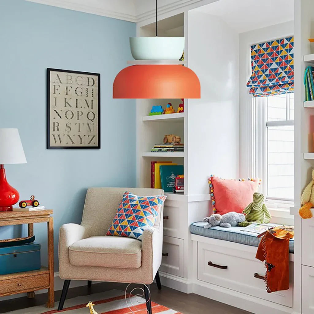 Lampada a sospensione scandinava Lucie Colour Block