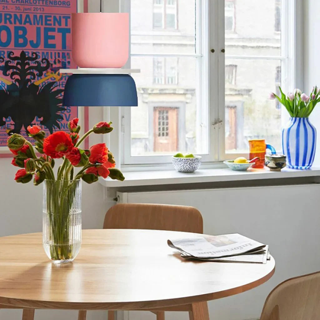 Lampada a sospensione scandinava Lucie Colour Block