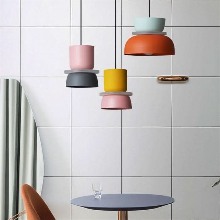 Glarefusion Nordic Simple Macaron Lampada a Sospensione in Acrilico