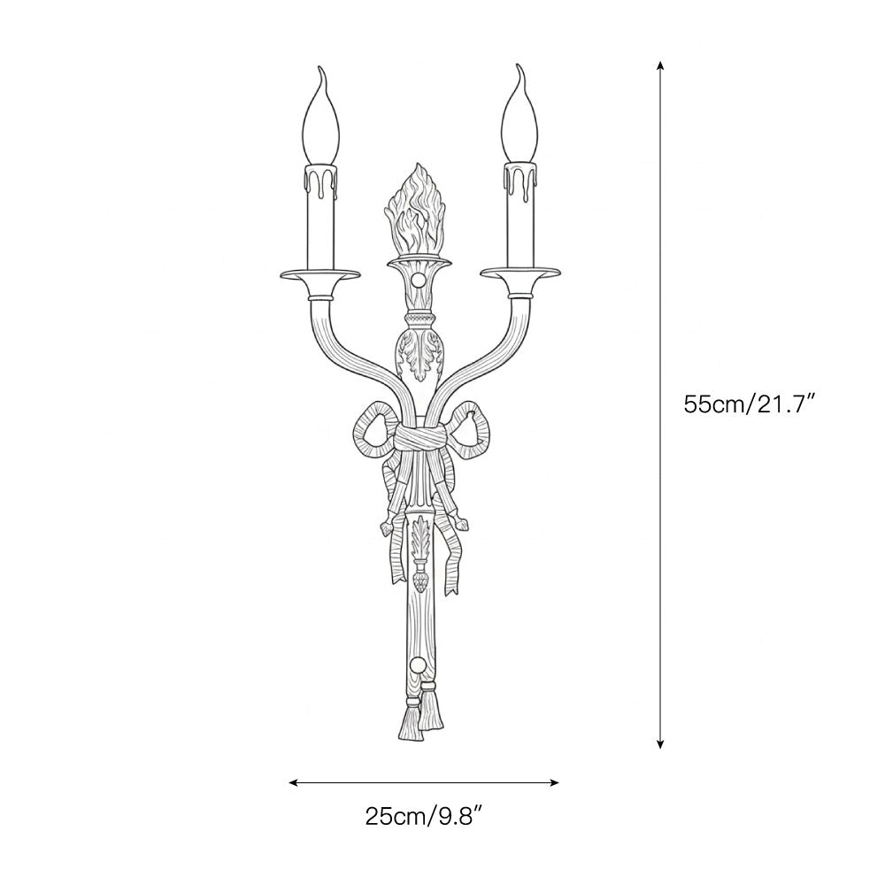 Lampada da Parete in Ottone Madeleine