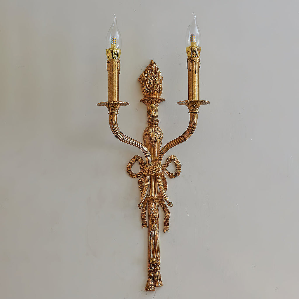 Lampada da Parete in Ottone Madeleine