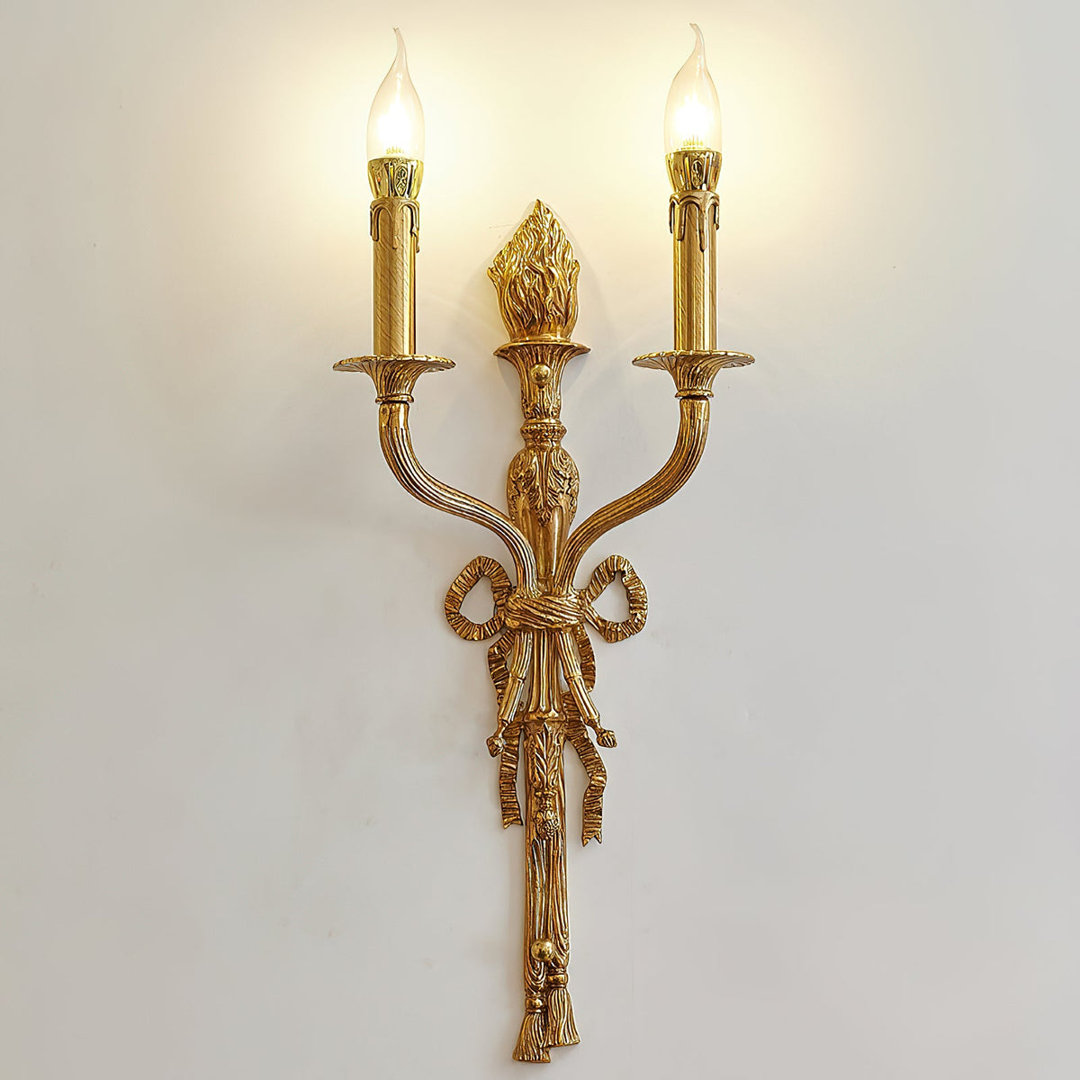Lampada da Parete in Ottone Madeleine
